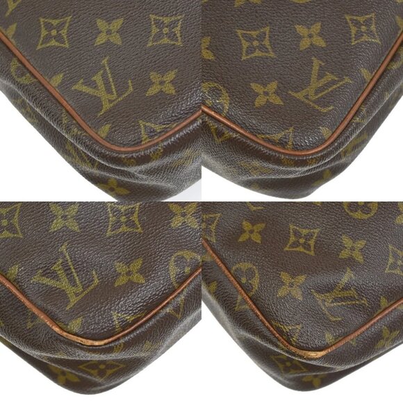 LOUIS VUITTON Petit Marceau Shoulder Bag Monogram Leather Brown - Picture 12 of 16